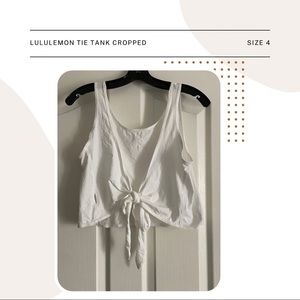 Lululemon Cropped Tie Tank